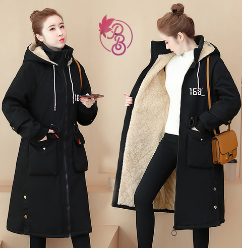 Lamb Wool Oversized Hooded Coat
