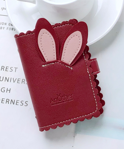 Bunny Leather Card Holders