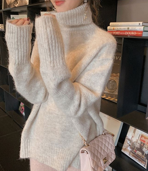 Cozy Knit Turtleneck Sweater