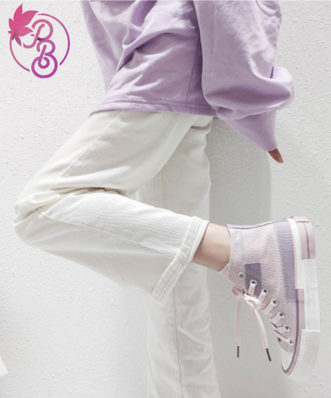 Purple Rain High-top Sneakers