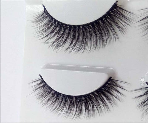 3D Long Voluminous False Eyelashes (Set of 3)