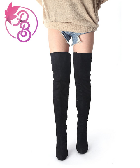 Lace Up Over the Knee Boots